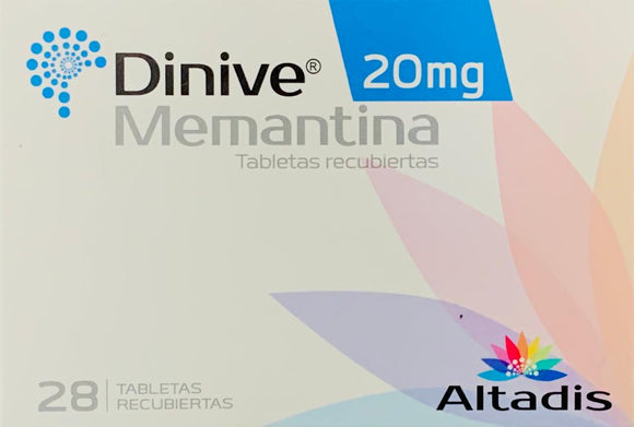 Dinive memantina 20 mg 28 tabletas — Altadis Farmacéutica