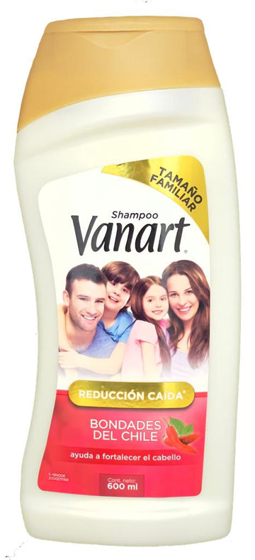 SHAMPOO VANART REDUCCION CAIDA BONDADES DEL CHILE 600 ML - Uno A Droguerias