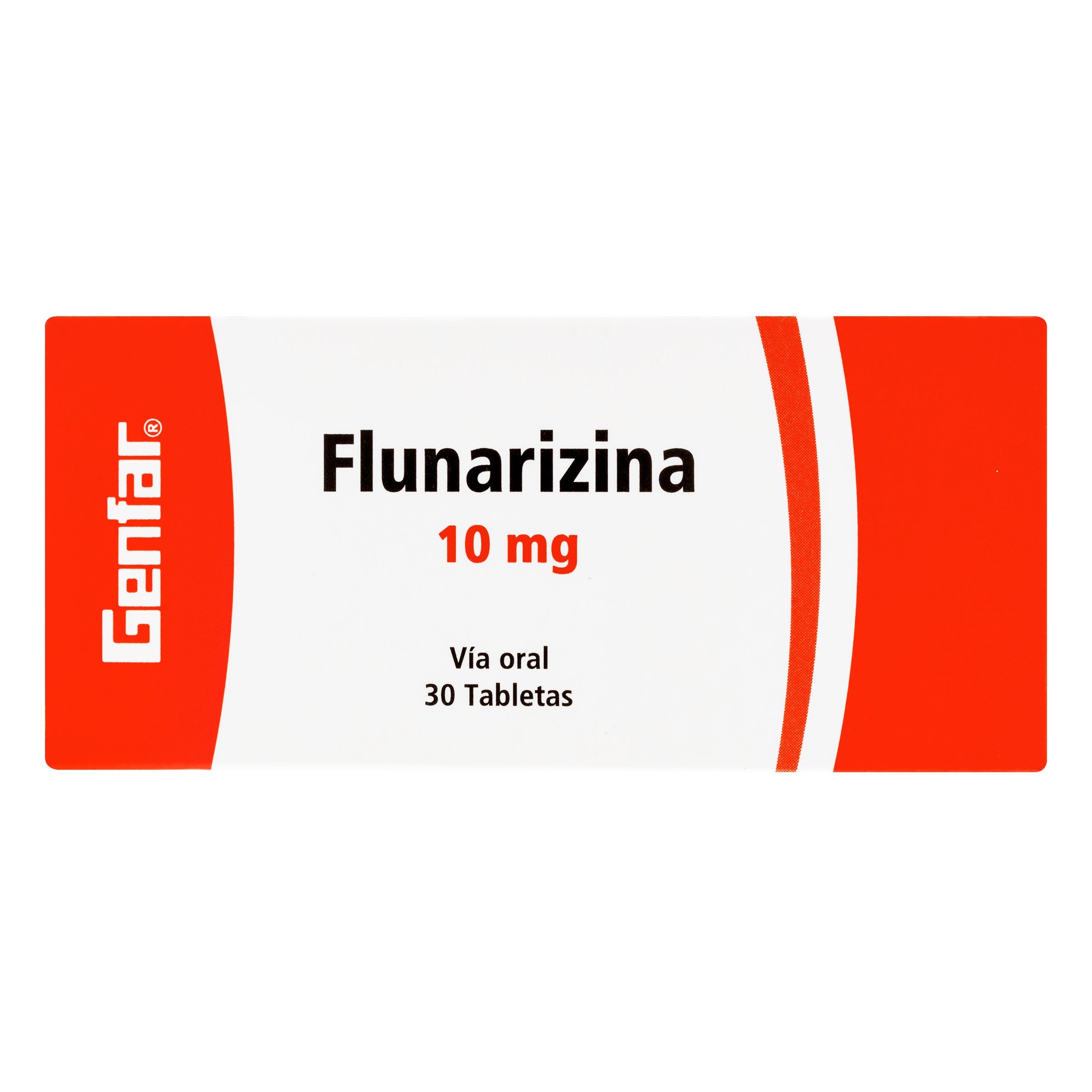 FLUNARIZINA 10 MG 30 TABLETAS GF