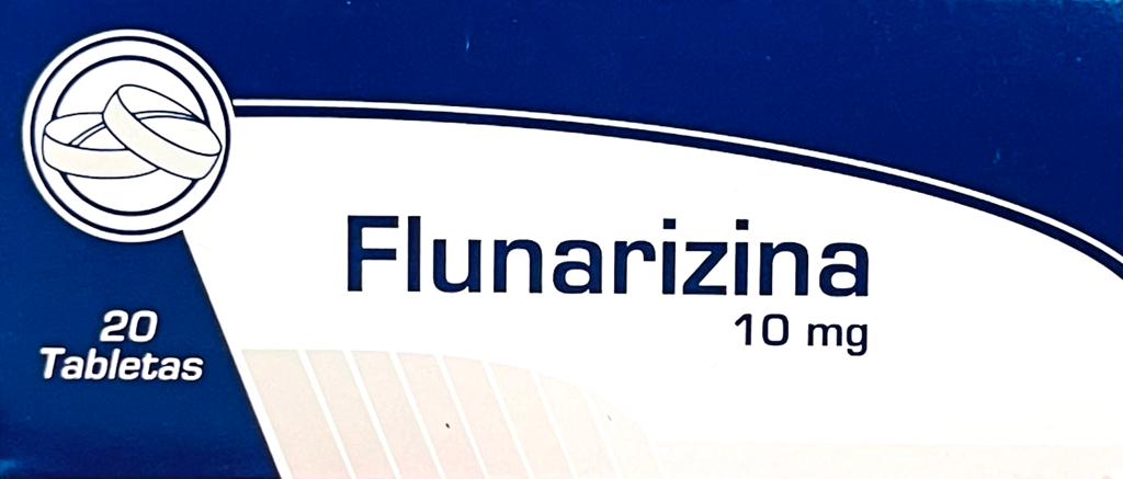 FLUNARIZINA 10 MG 20 TABLETAS COAS