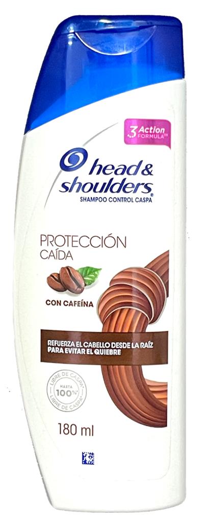 SHAMPOO HEAD SHOULDERS PROTECCION CAIDA 180 ML(EXH) - Uno A Droguerias