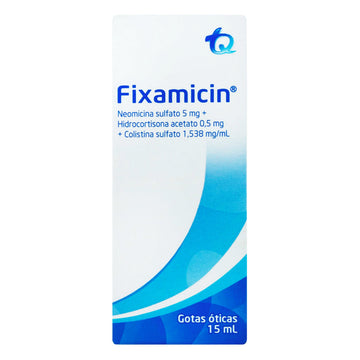 Fixamicin gotas óticas colistina hidrocortisona neomicina 15 ml — Tecnoquímicas