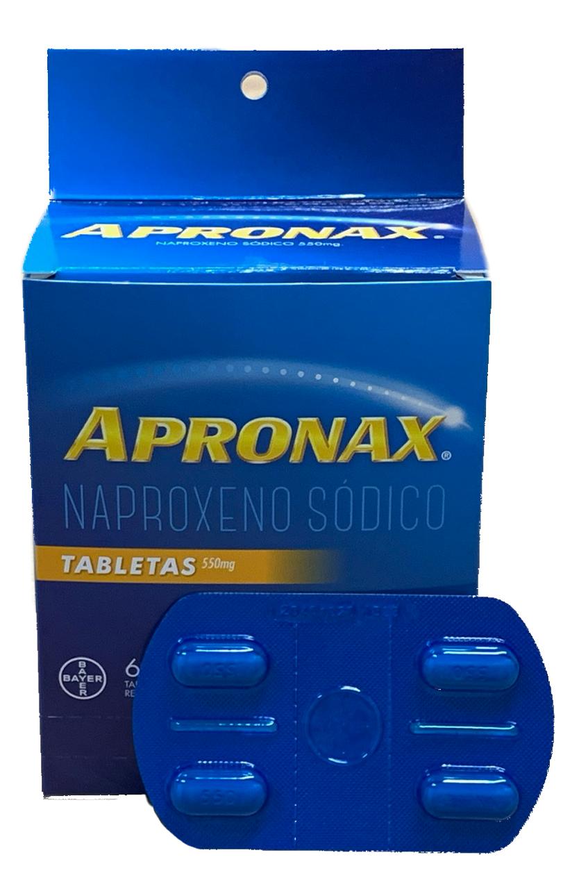 F APRONAX 550 MG 60 TABLETAS POR 4 UNIDADES