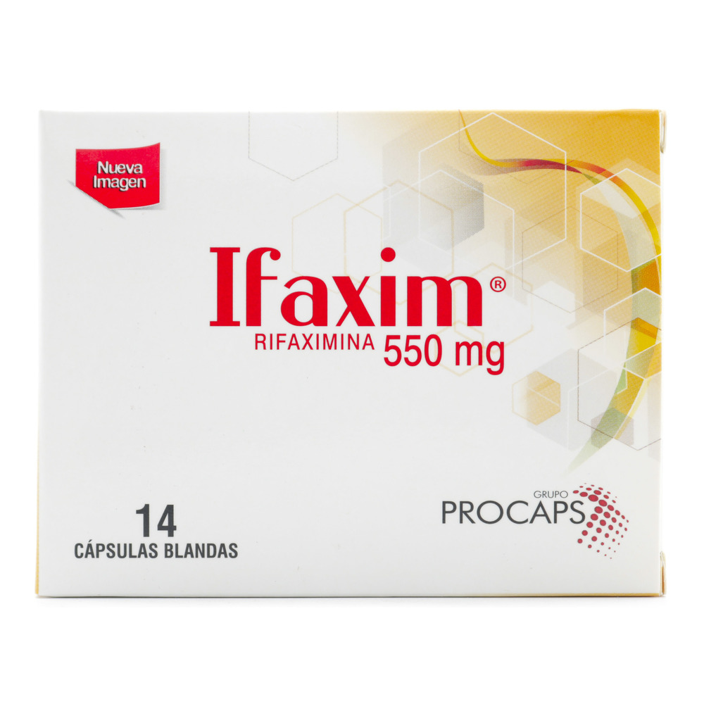 IFAXIM 200 MG 14 CAPSULAS