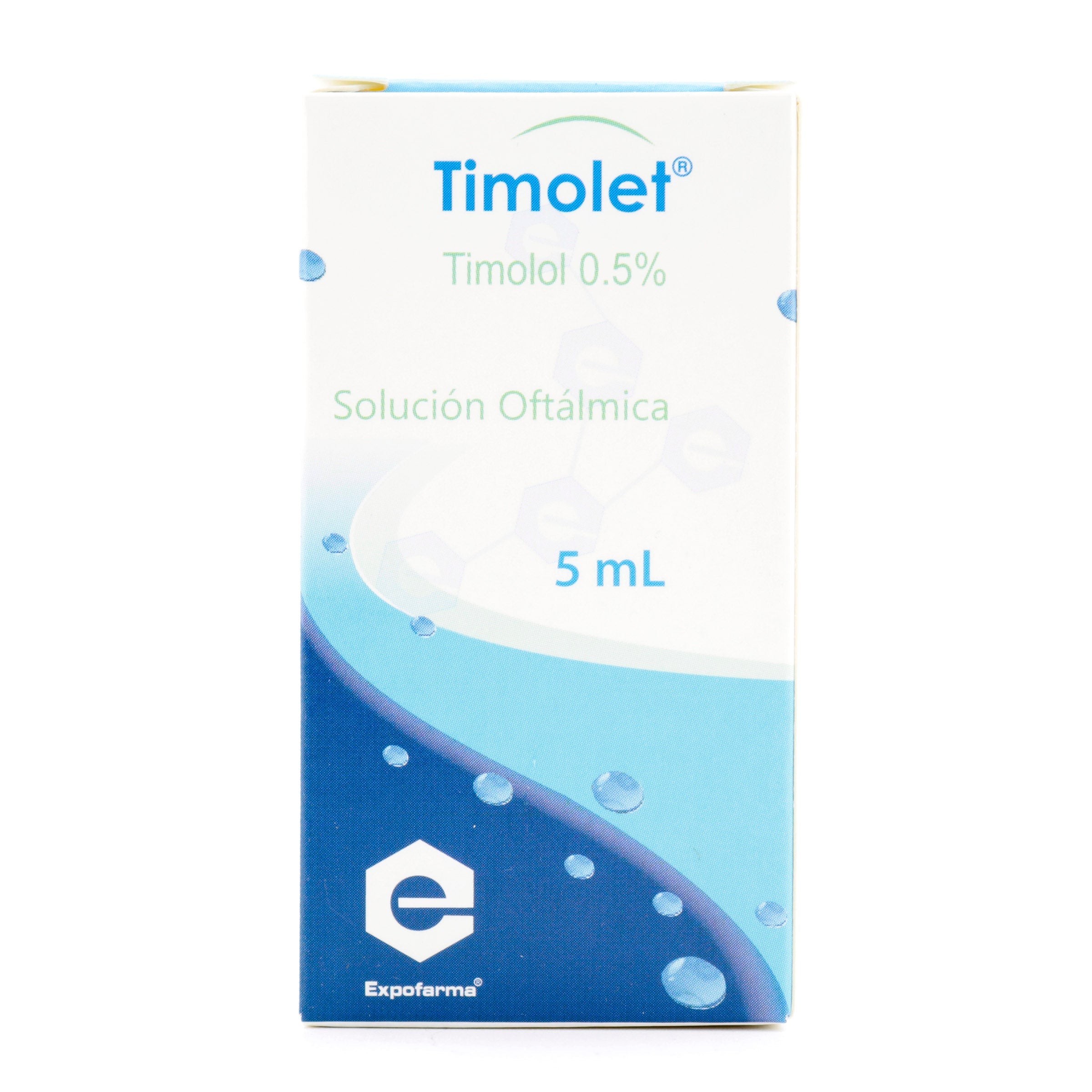 TIMOLET 0.5% TIMOLOL GOTAS OFTALMICAS 5 ML