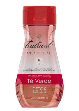 AGUA MICELAR TEATRICAL DETOX TE VERDE 600 ML - Uno A Droguerias