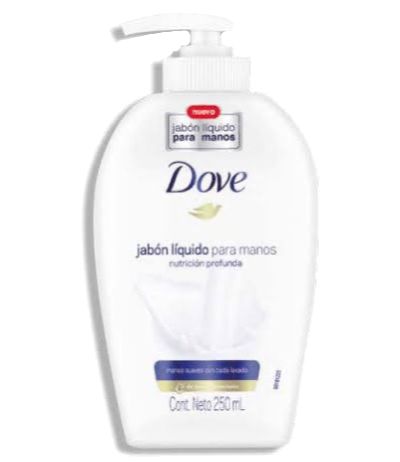 JABON LIQUIDO DOVE NUTRICION PROFUNDA 250 ML