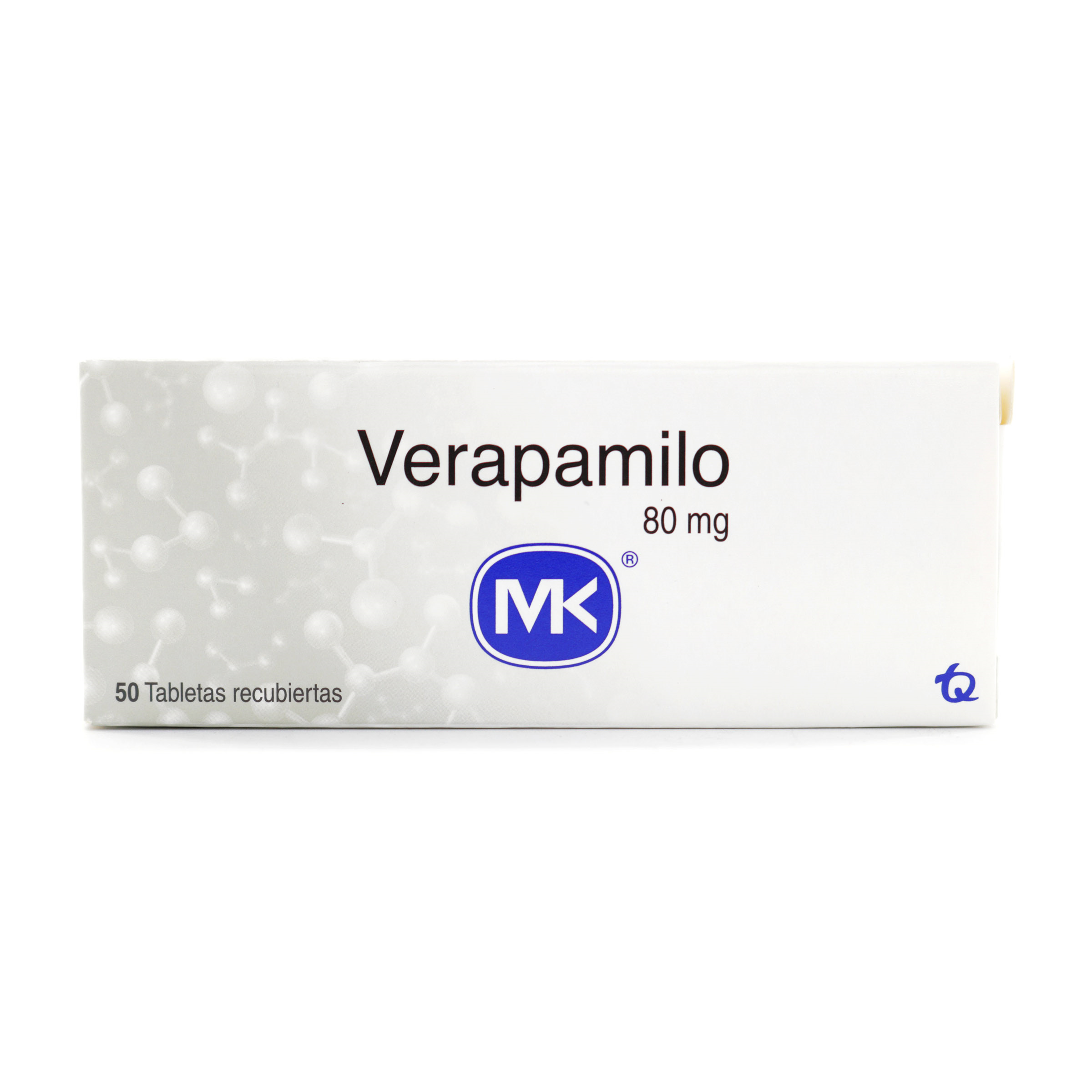 VERAPAMILO 80 MG 50 TABLETAS MK