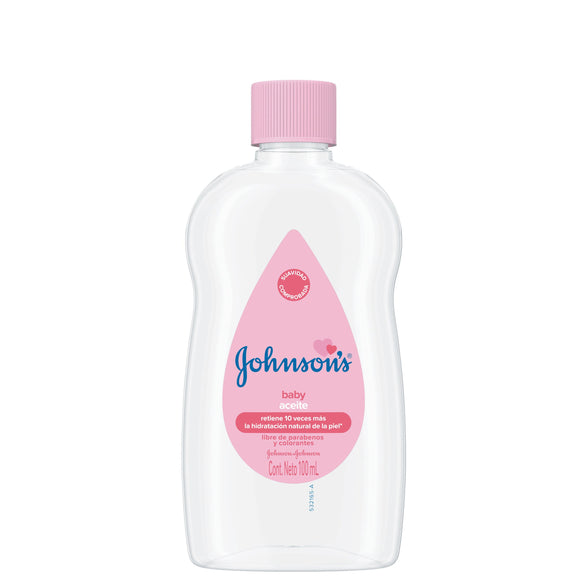Aceite Johnson's Baby Original 100 ml - frasco de aceite corporal para bebé