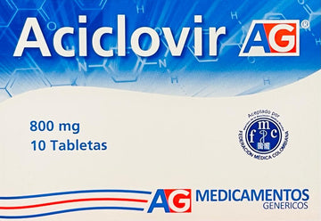 Aciclovir 800 mg 10 Tabletas — Lafrancol