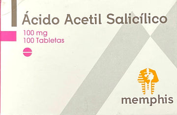Ácido Acetilsalicílico 100 mg 100 Tabletas — Memphis Products