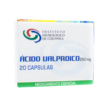 Ácido valproico 250 mg 20 cápsulas — Medick