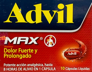 Advil Max ibuprofeno 400mg 10 cápsulas blandas — Haleon