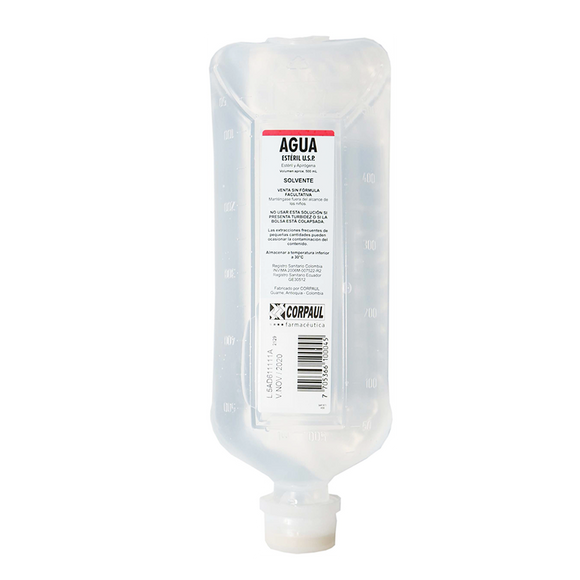 Agua Destilada Corpaul 500 ml