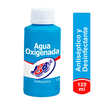 Agua Oxigenada JGB 120 ml x 7 unidades