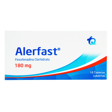 Alerfast 180mg 10 tabletas — Tecnoquímicas