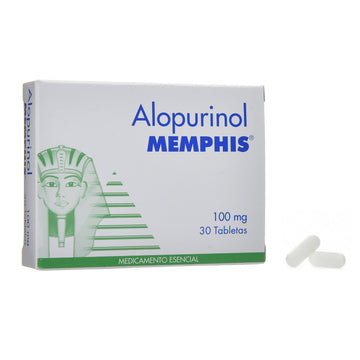 Alopurinol 100 mg 30 Tabletas — Memphis Products