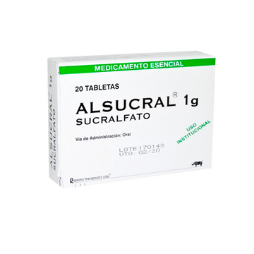 Alsucral sucralfato 1g 20 tabletas — Ropsohn Therapeutics