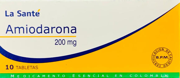 Amiodarona 200 mg 10 Tabletas — La Santé