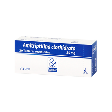 Amitriptilina 25mg 30 Tabletas — Bussié