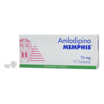 Amlodipino 10 mg 10 Tabletas — Memphis Products