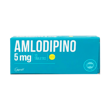 Amlodipino 5mg 10 Tabletas — Laproff