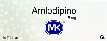 Amlodipino 5mg x30 tabletas — MK