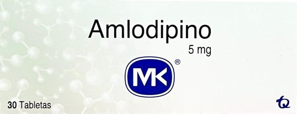 Amlodipino 5mg x30 tabletas — MK