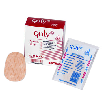 Apósito ocular Goly infantil parches oclusores 20 uds — Maryddan Medica