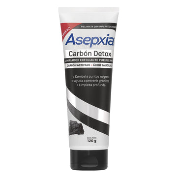 Asepxia Carbon Gel Exfoliante 120 gr — Genomma Lab