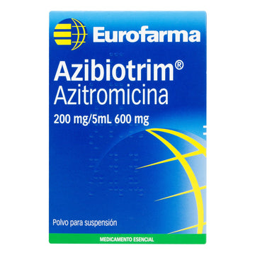 Azibiotrim azitromicina 200mg/5ml suspensión oral pediátrica — Eurofarma
