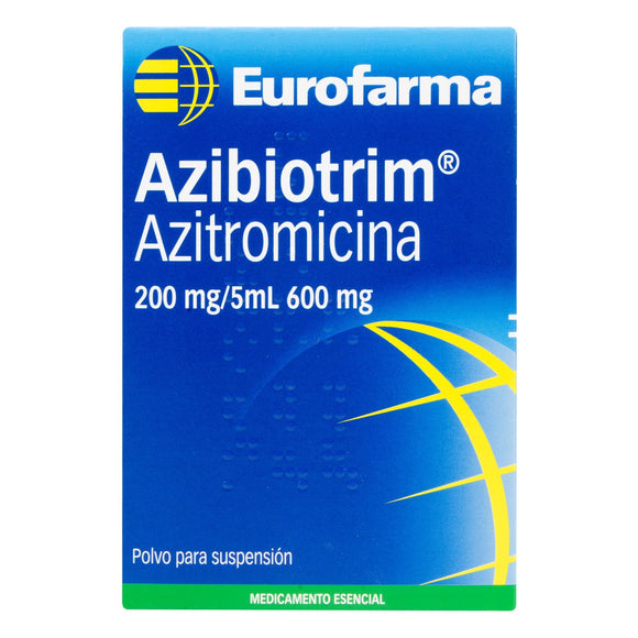 Azibiotrim azitromicina 200mg/5ml suspensión oral pediátrica — Eurofarma