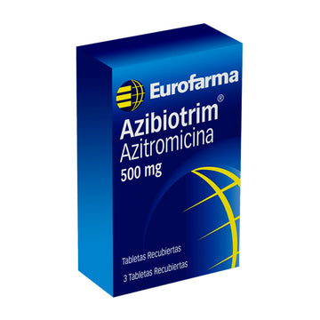 Azibiotrim 500mg 3 tabletas — Eurofarma