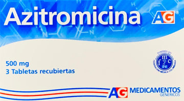 Azitromicina 500 mg 3 Tabletas — Lafrancol