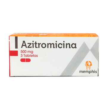 Azitromicina 500 mg 3 Tabletas — Memphis Products