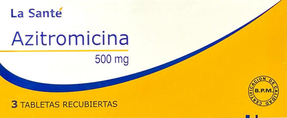 Azitromicina 500 mg — La Santé