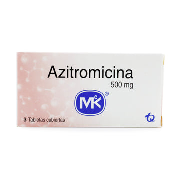 Azitromicina 500mg 3 Tabletas — Mk