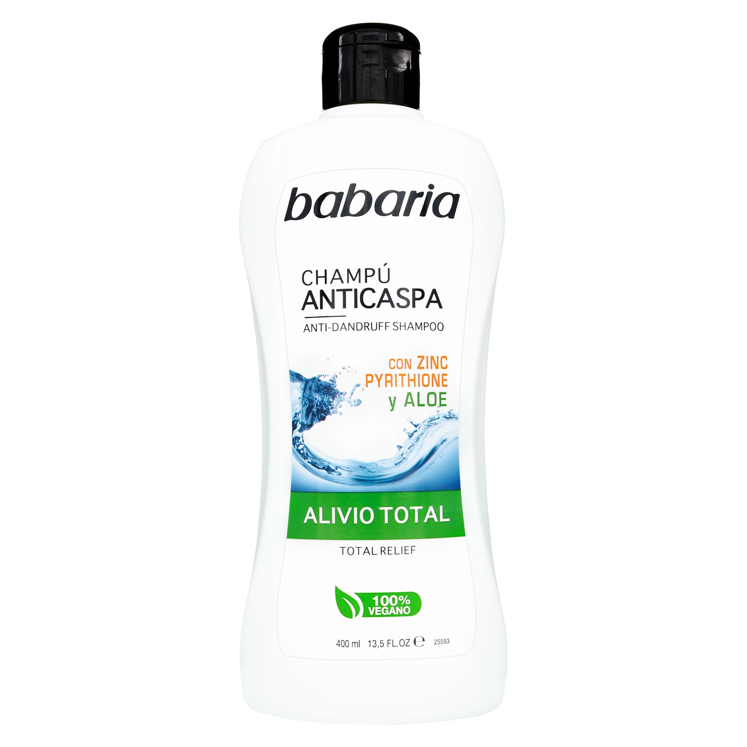 SHAMPOO BABARIA ANTICASPA ALOE VERA 400 ML