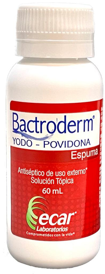 Bactroderm Yodopovidona Espuma 60 ml — Ecar