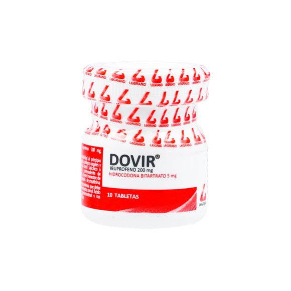 DOVIR 10 TABLETAS - Uno A Droguerias