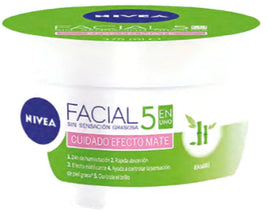 CREMA NIVEA FACIAL 5 EFECTO MATE 50 ML - Uno A Droguerias