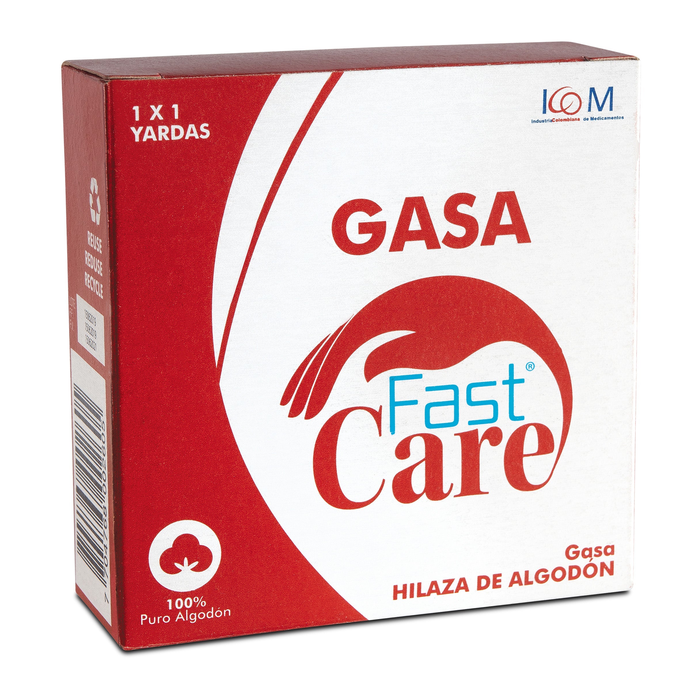 GASA FAST CARE ASEPTICA 1X1 ICOM - (LR)