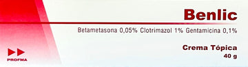 Benlic Crema 40 g Betametasona/Clotrimazol/Gentamicina — Profma