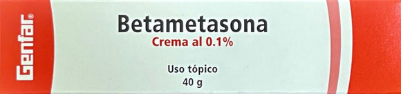 Betametasona 0.1% crema 40 g — Genfar