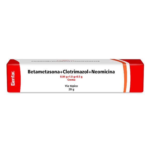Betametasona Clotrimazol Neomicina crema 20 g — Genfar