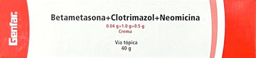Betametasona Clotrimazol Neomicina crema 40 g — Genfar