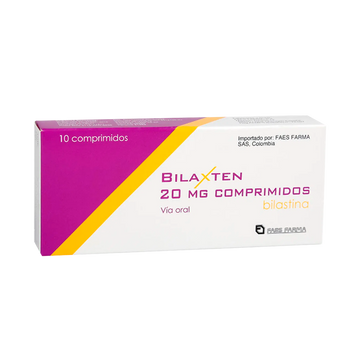 Bilaxten 20 mg 10 comprimidos — Faes Farma