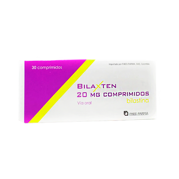 Bilaxten 20 mg 30 Comprimidos — Faes Farma