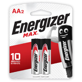PILA ENERGIZER MAX ALKALINA AA 2 UNIDADES - Uno A Droguerias