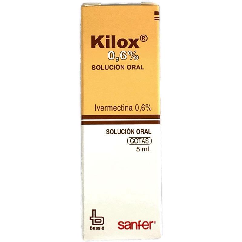 KILOX 0.6% (IVERMECTINA) GOTAS 5 ML